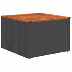 Sodo Sofų Rinkinys 10 dalių Juoda ir balta