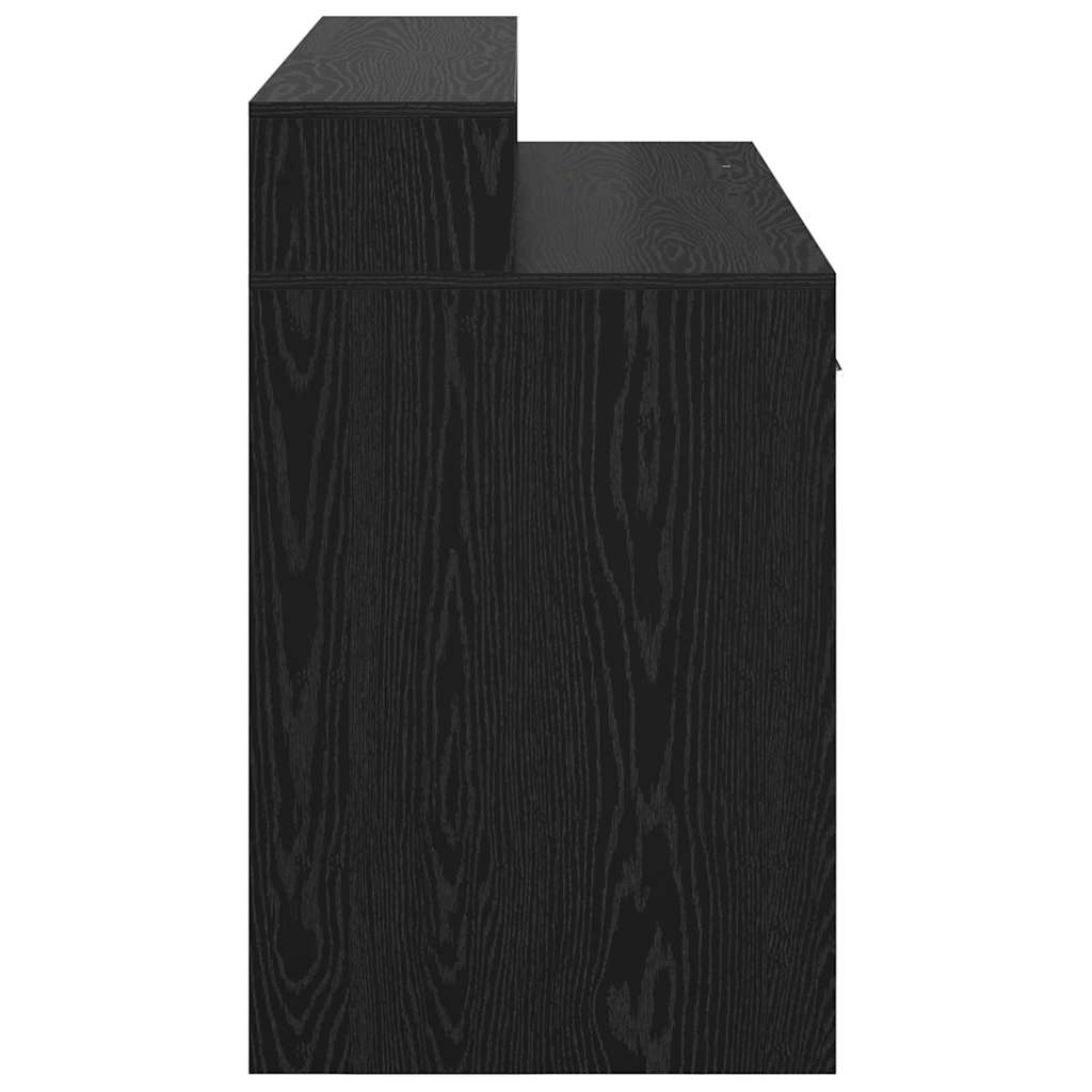 Stalas juoda ąžuolo 120 x 55 x 91 cm Apdirbta mediena