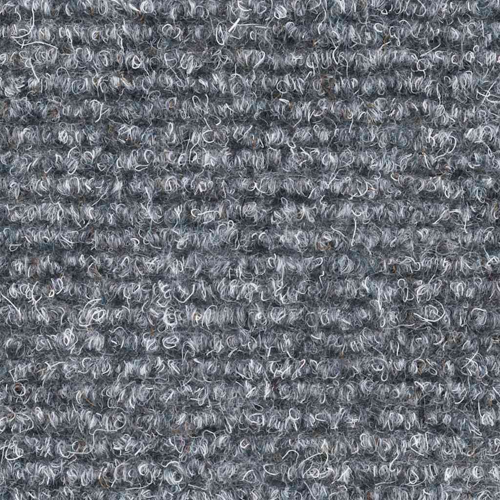 Laiptų kilimėliai, lipnūs, 20 vnt., 65x21x4 cm, šviesiai pilki, pusapvaliai, dideli