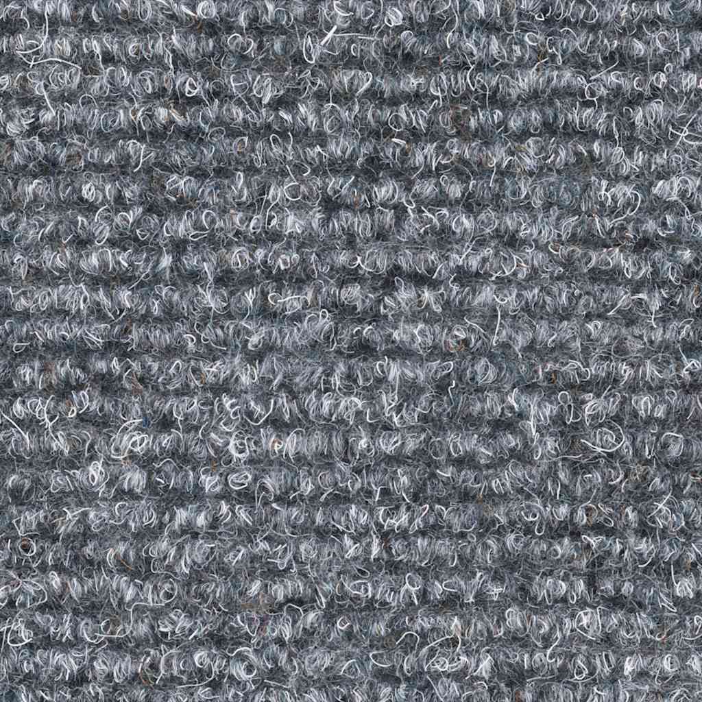 Laiptų kilimėliai, lipnūs, 30 vnt., 65x21x4 cm, šviesiai pilki, pusapvaliai, dideli