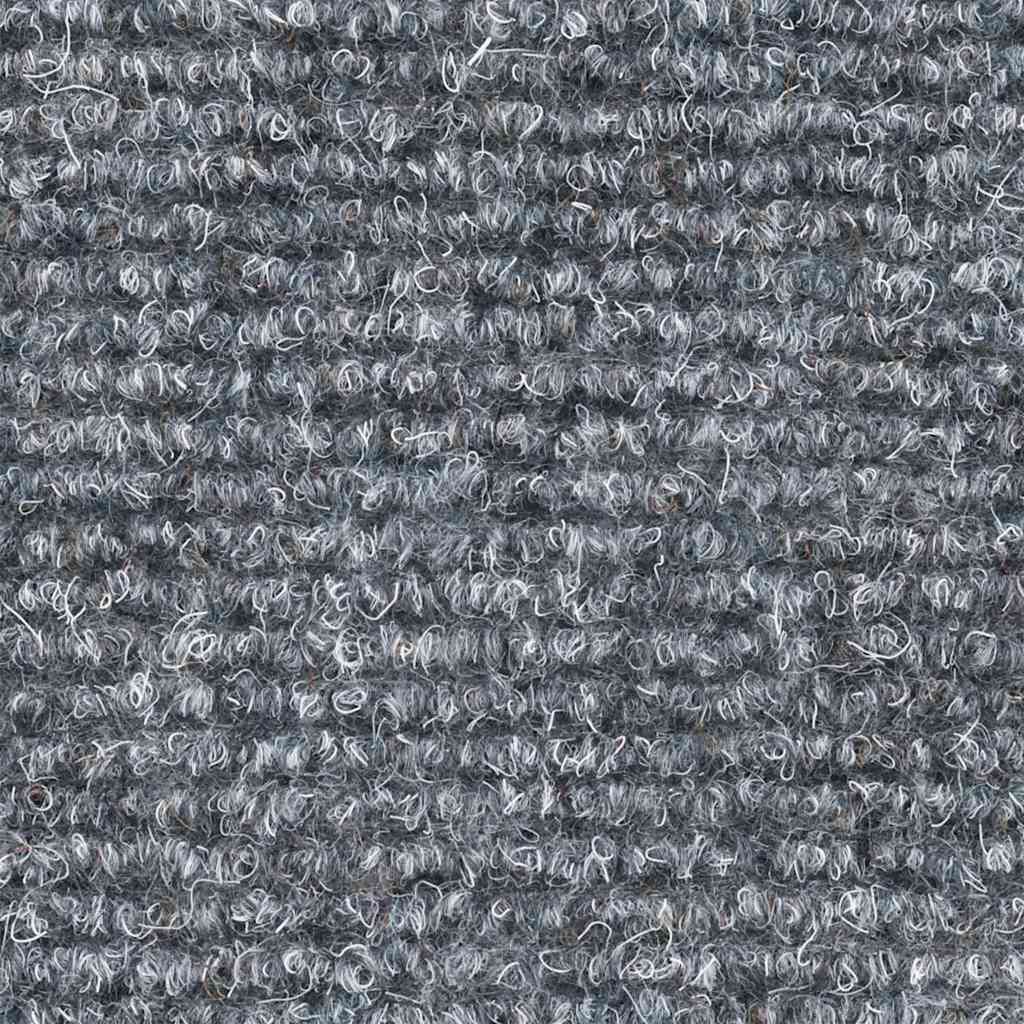 Laiptų kilimėliai, lipnūs, 20 vnt., 56x17x3 cm, šviesiai pilki, pusapvaliai