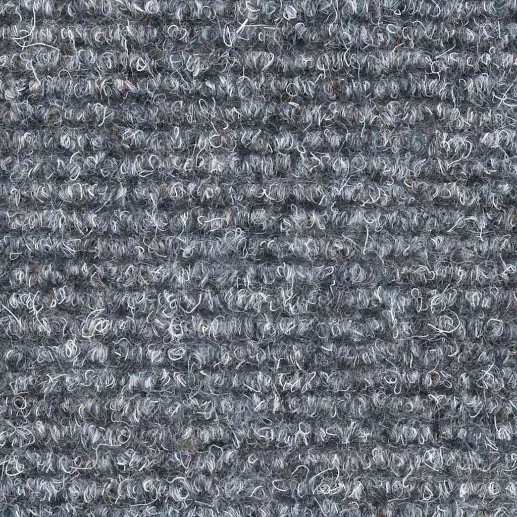 Laiptų kilimėliai, lipnūs, 30 vnt., 56x17x3 cm, šviesiai pilki, pusapvaliai