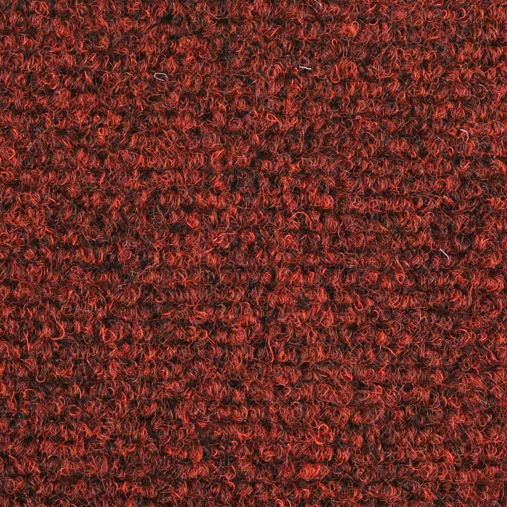 Laiptų kilimėliai, lipnūs, 30 vnt., 56x17x3 cm, bordo raudoni, pusapvaliai