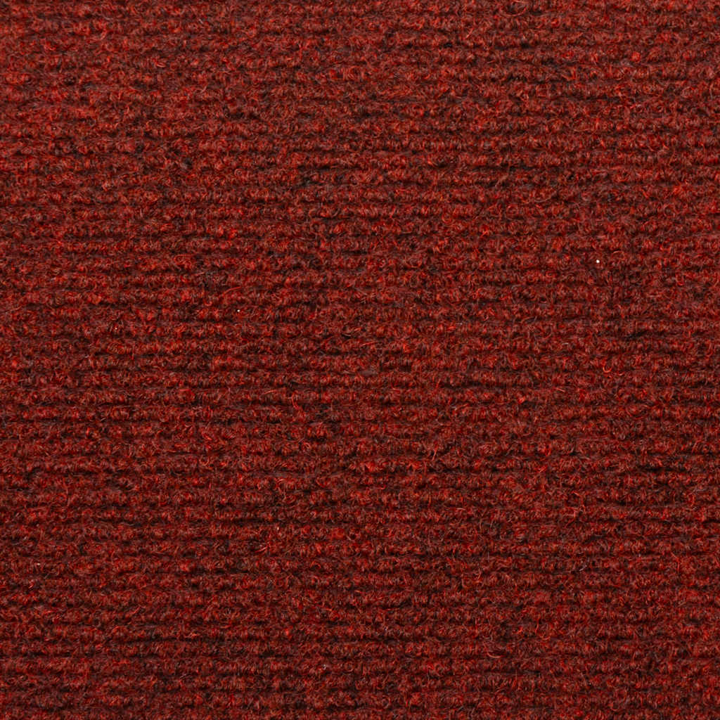 Laiptų kilimėliai, lipnūs, 30 vnt., 65x21x4 cm, bordo raudoni, stačiakampiai kraštai