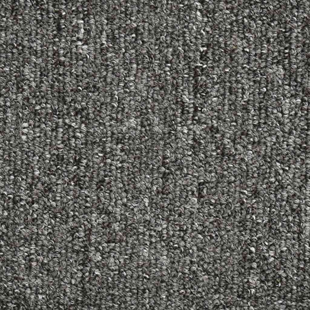 Laiptų kilimėliai, 30 vnt., 56x17x3 cm, tamsiai pilki, pusapvaliai