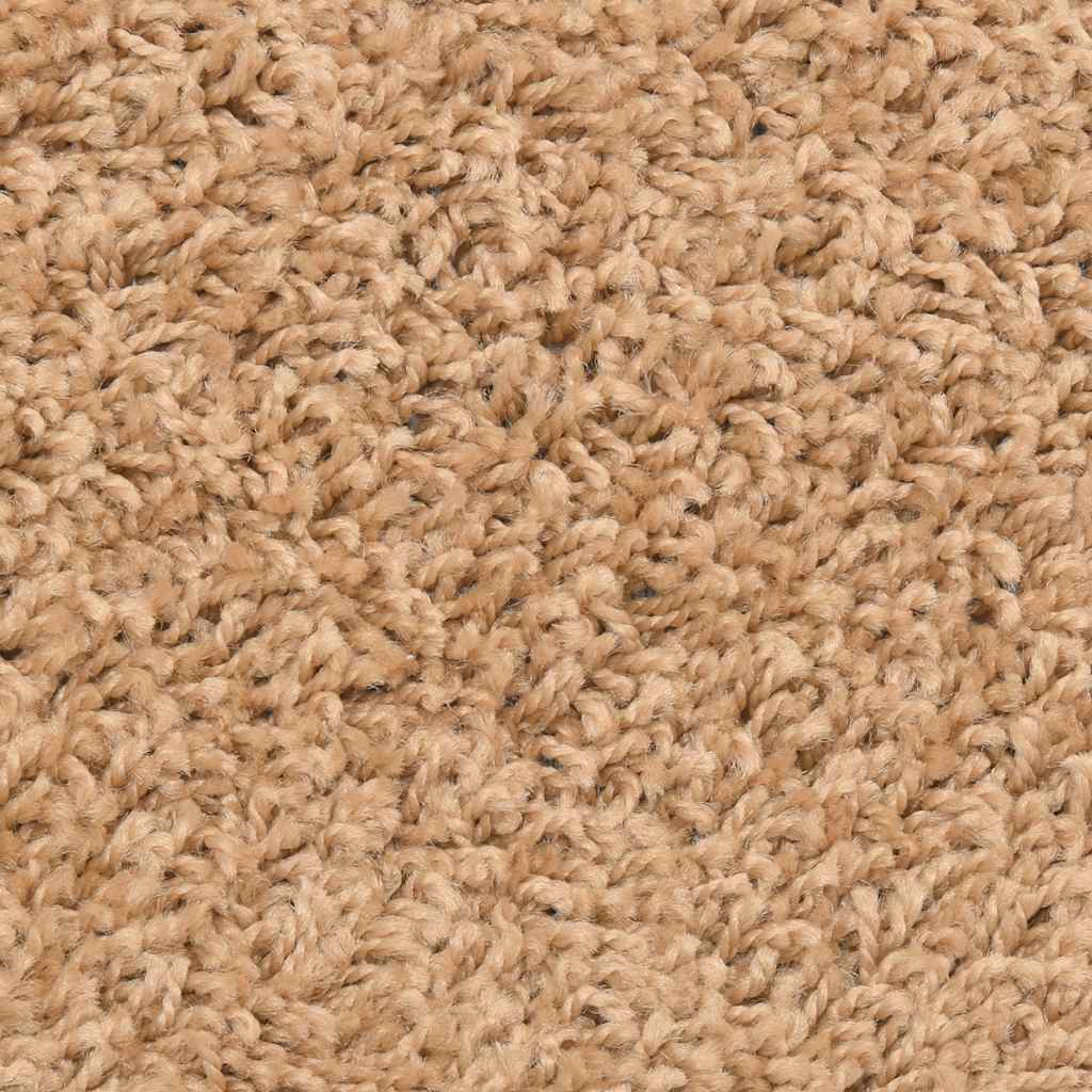 Laiptų kilimėliai, 30 vnt., 56x17x3 cm, smėlio spalvos, pusapvaliai