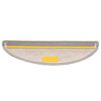 Laiptų kilimėliai Lipni Sisal-Look 30 vnt 56x17x3 cm Platina