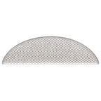 Laiptų kilimėliai Lipni Sisal-Look 30 vnt 56x17x3 cm Platina