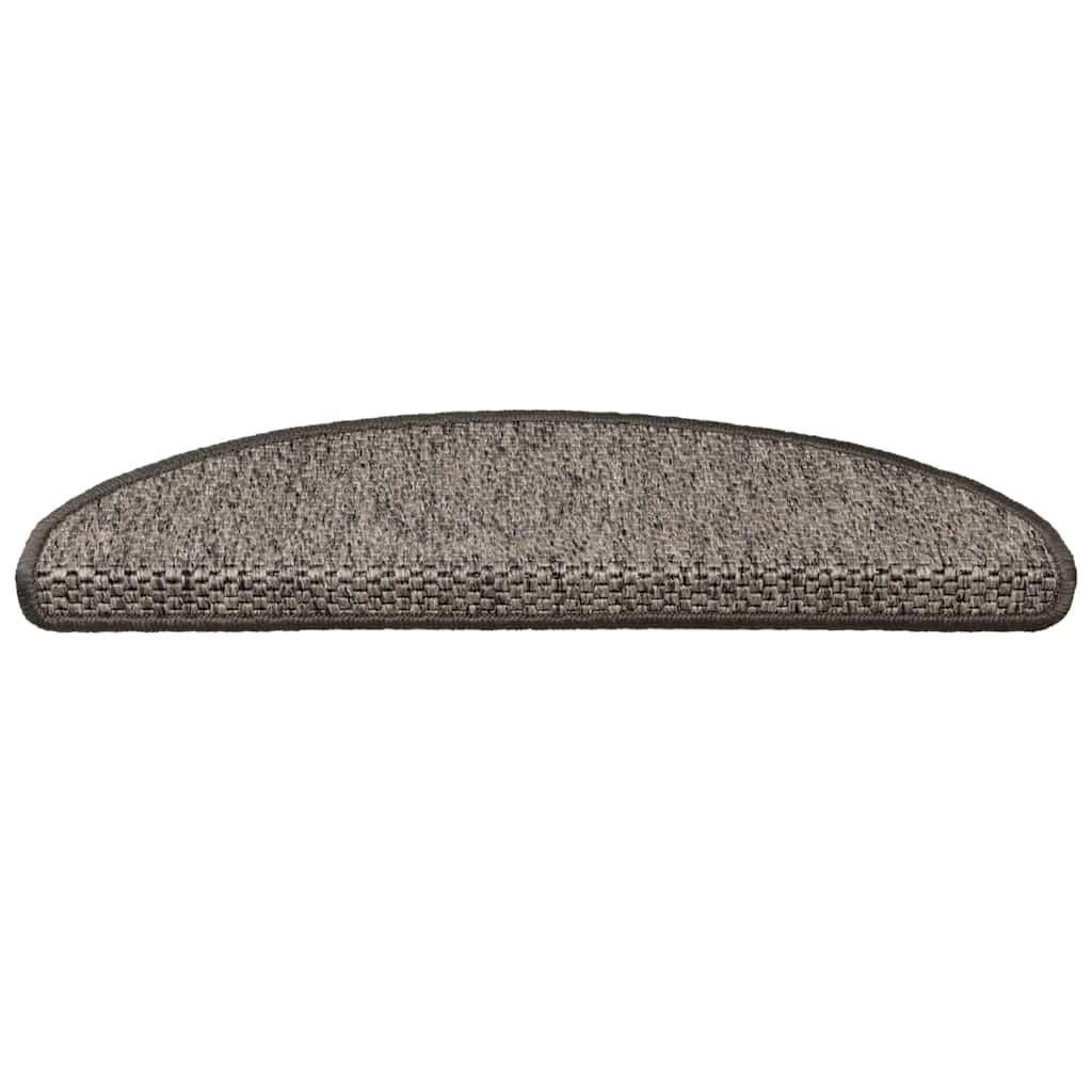 Lipnūs laiptų kilimėliai, 30vnt., rudos smėlio sp., 65x21x4cm