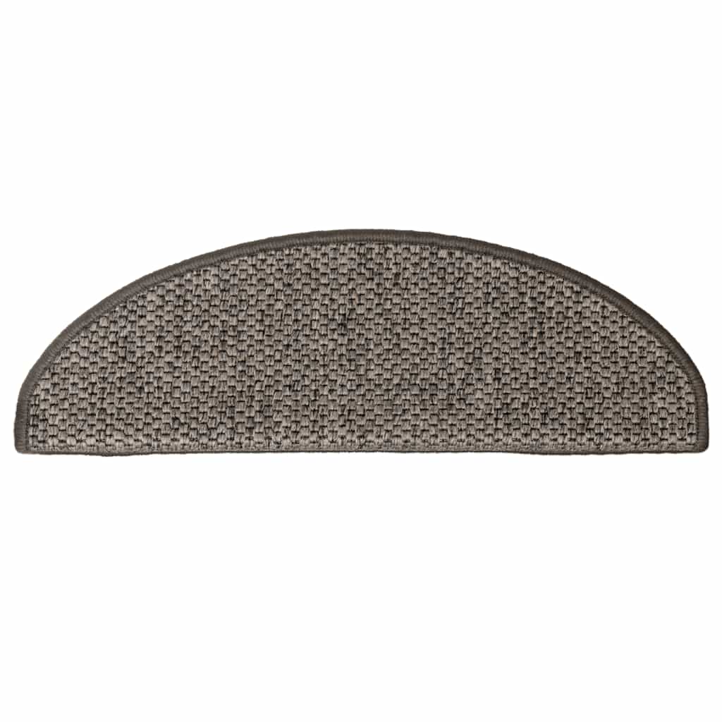 Lipnūs laiptų kilimėliai, 30vnt., rudos smėlio sp., 65x21x4cm