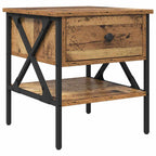 Naktinis staliukas 2 pcs Sena mediena 40 x 42 x 45 cm