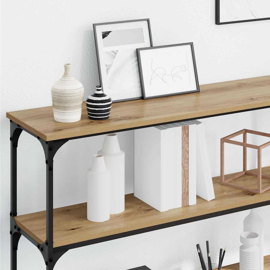 Konsolinis stalas artisano ąžuolo 200 x 29 x 75 cm