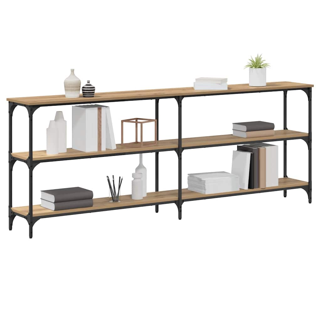 Konsolinis stalas artisano ąžuolo 200 x 29 x 75 cm