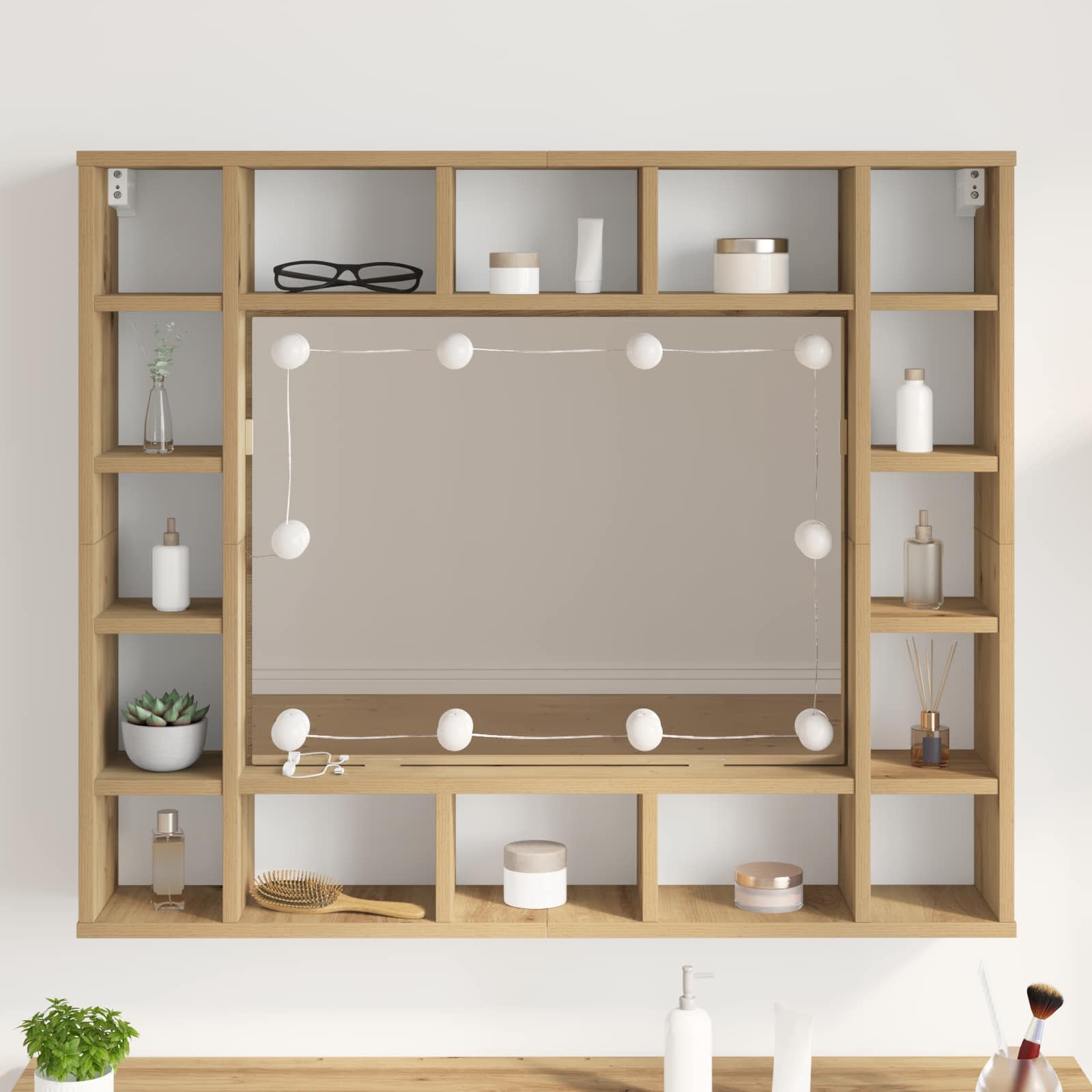 Veidrodžių šviestuvai Balta 4,5 x 4,5 x 4,7 cm Plastmasė