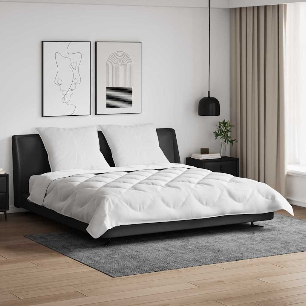 Antklodė su pagalve 3 pcs Balta Mikropluoštas