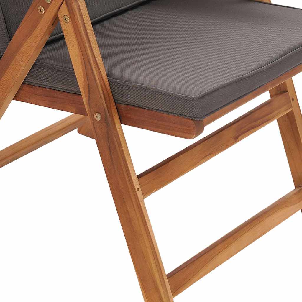 Sodo Kėdė 4 pcs Ruda ir pilka 57 x 71.5 x 104 cm