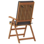 Sodo Kėdė 4 pcs Ruda ir pilka 57 x 71.5 x 104 cm