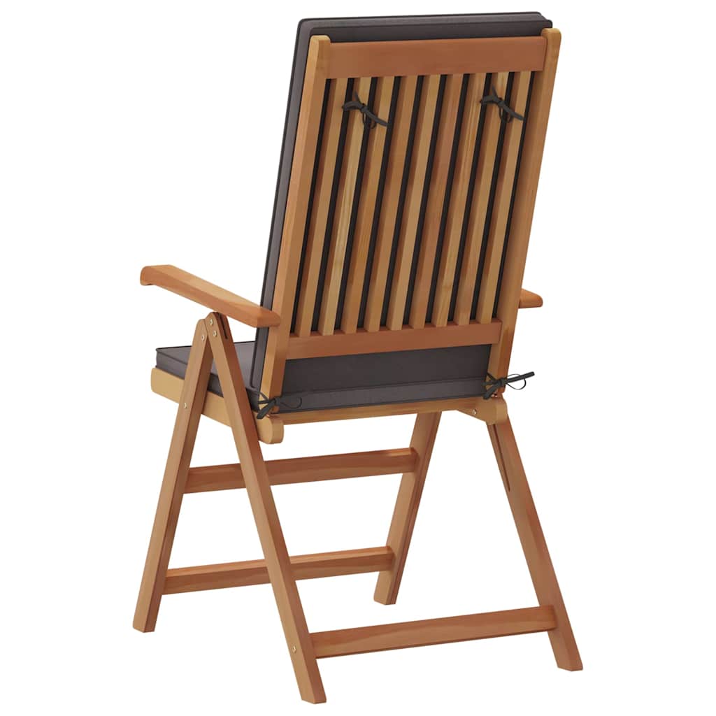Sodo Kėdė 4 pcs Ruda ir pilka 57 x 71.5 x 104 cm