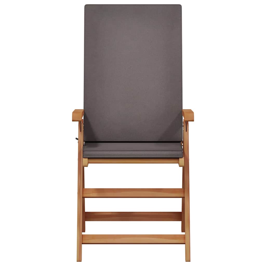 Sodo Kėdė 4 pcs Ruda ir pilka 57 x 71.5 x 104 cm