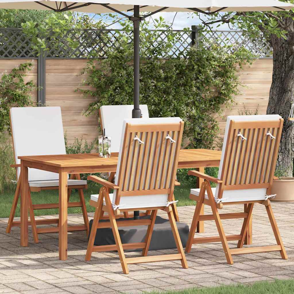 Sodo Kėdė 4 pcs Ruda ir pilka 57 x 71.5 x 104 cm