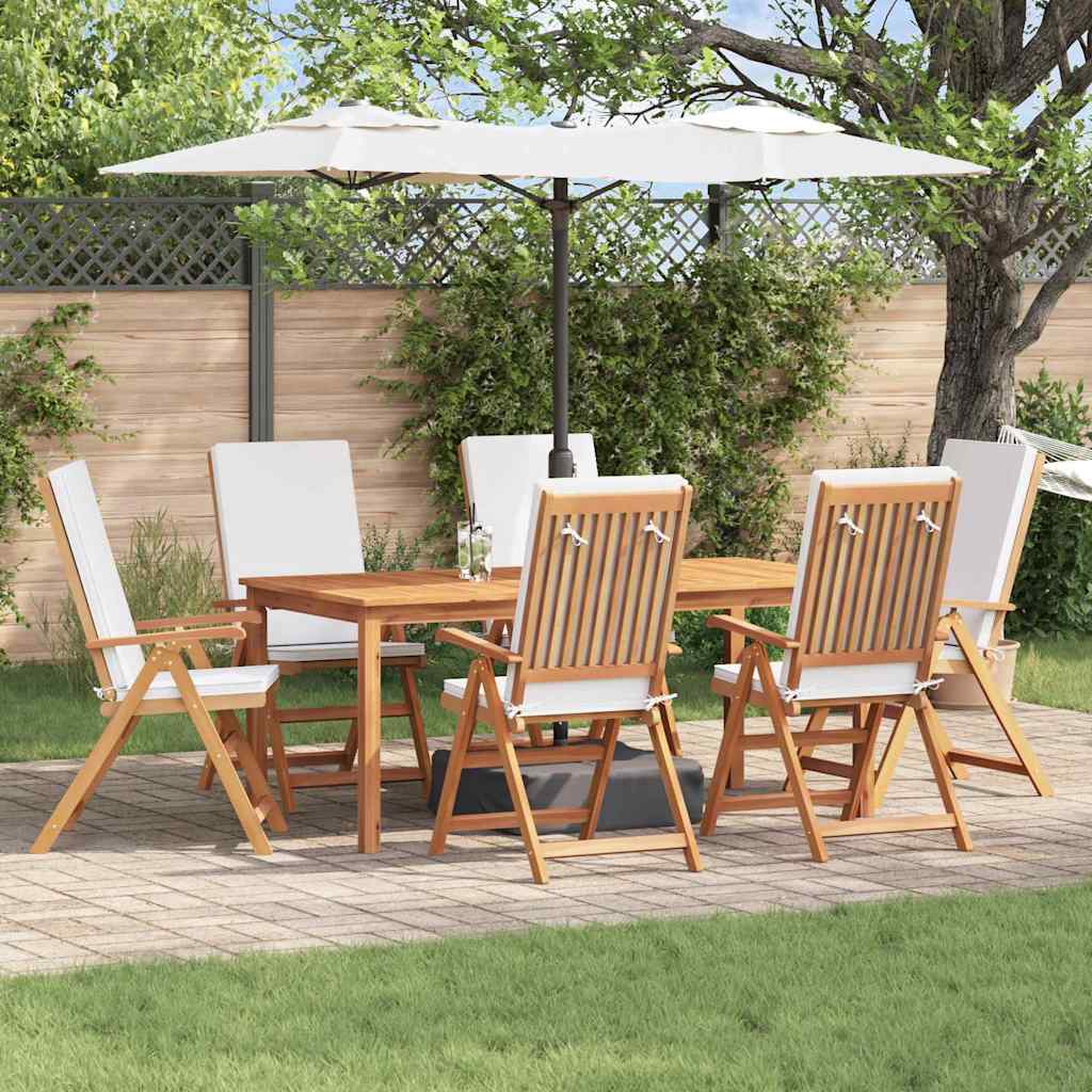 Sodo Kėdė 4 pcs Ruda ir pilka 57 x 71.5 x 104 cm