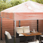 Paviliono dangos keitimas Skaidrus 300 x 300 x 26 cm PVC