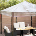 Paviliono dangos keitimas Skaidrus 300 x 300 x 26 cm PVC