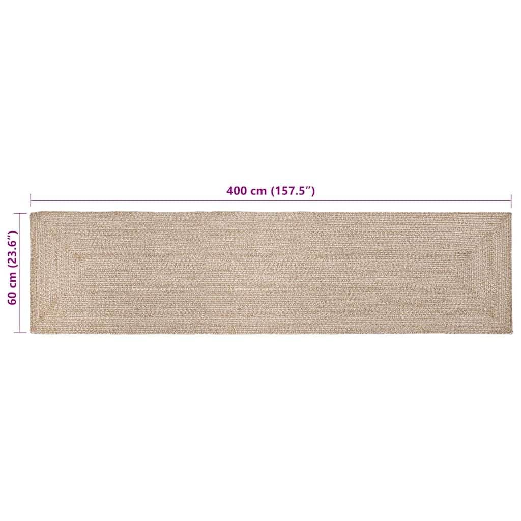Zoninės kiliminės dangos Natūrali ir Balta 60 x 400 cm
