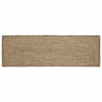 Zoninės kiliminės dangos Natūrali ir juoda 80 x 250 cm