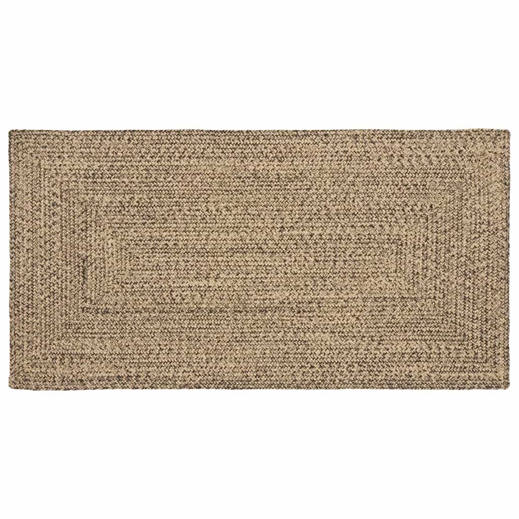 Zoninės kiliminės dangos Natūrali ir juoda 100 x 200 cm