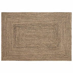 Zoninės kiliminės dangos Natūrali ir juoda 140 x 200 cm