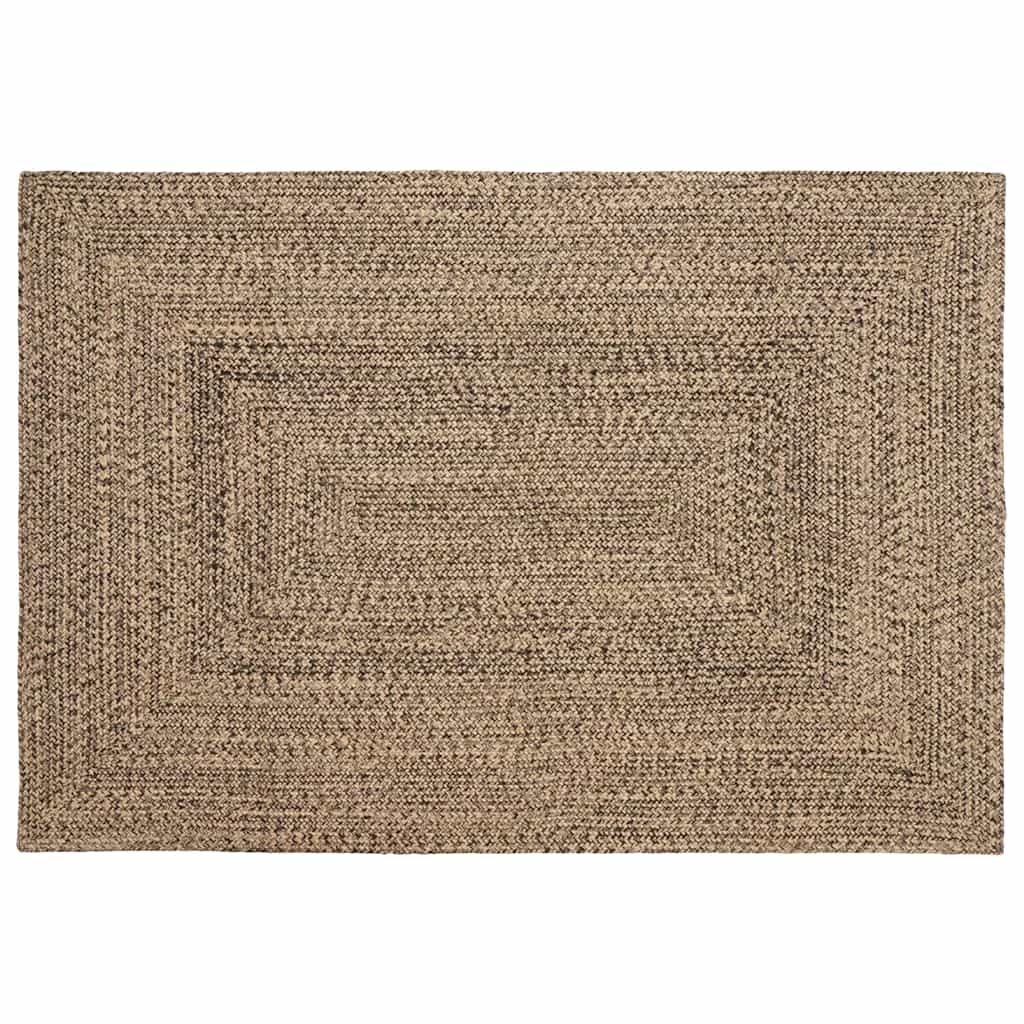 Zoninės kiliminės dangos Natūrali ir juoda 140 x 200 cm