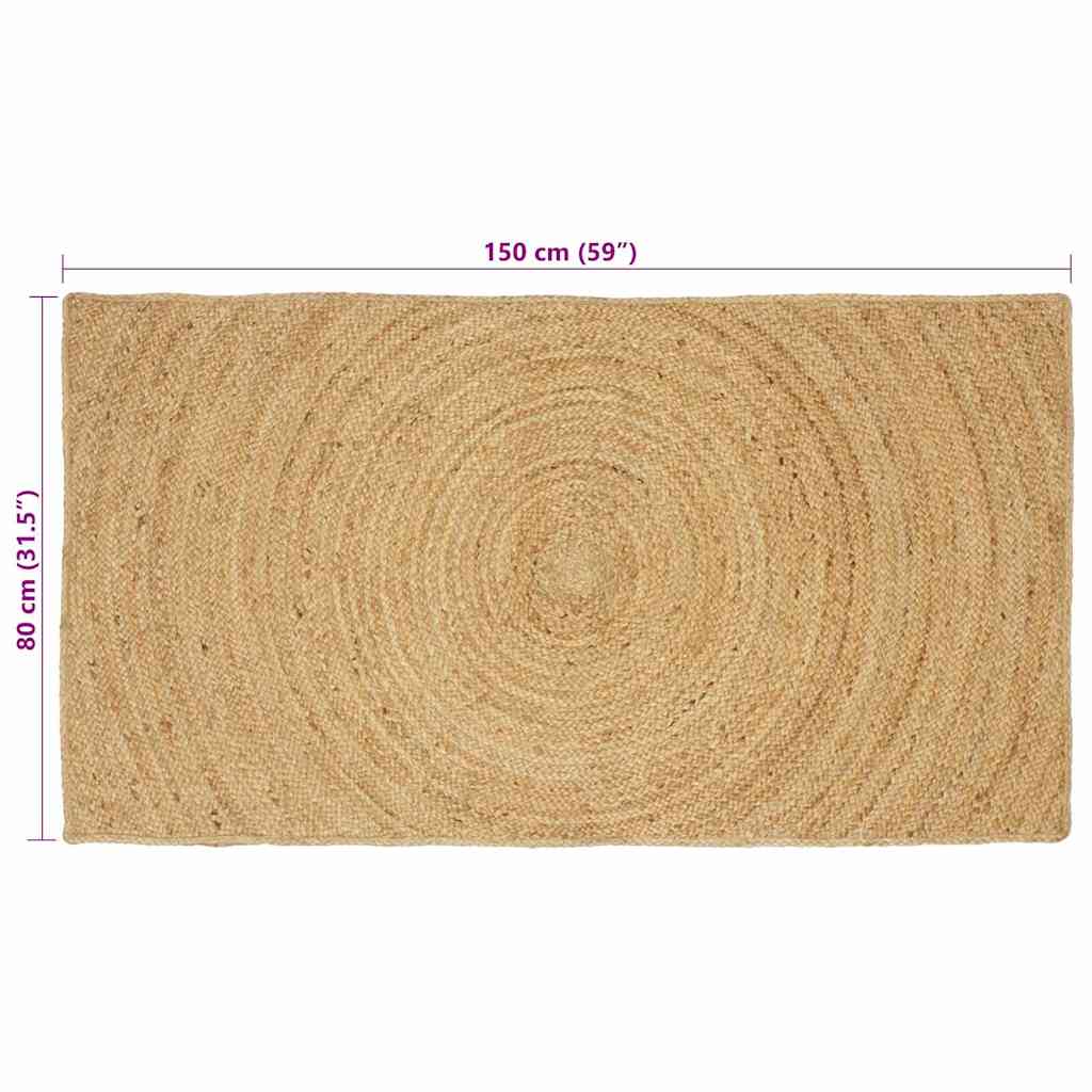 Zoninės kiliminės dangos Ruda 80 x 150 cm Džiutas