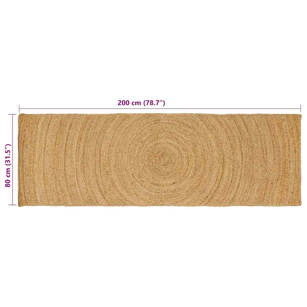 Zoninės kiliminės dangos Ruda 80 x 200 cm Džiutas