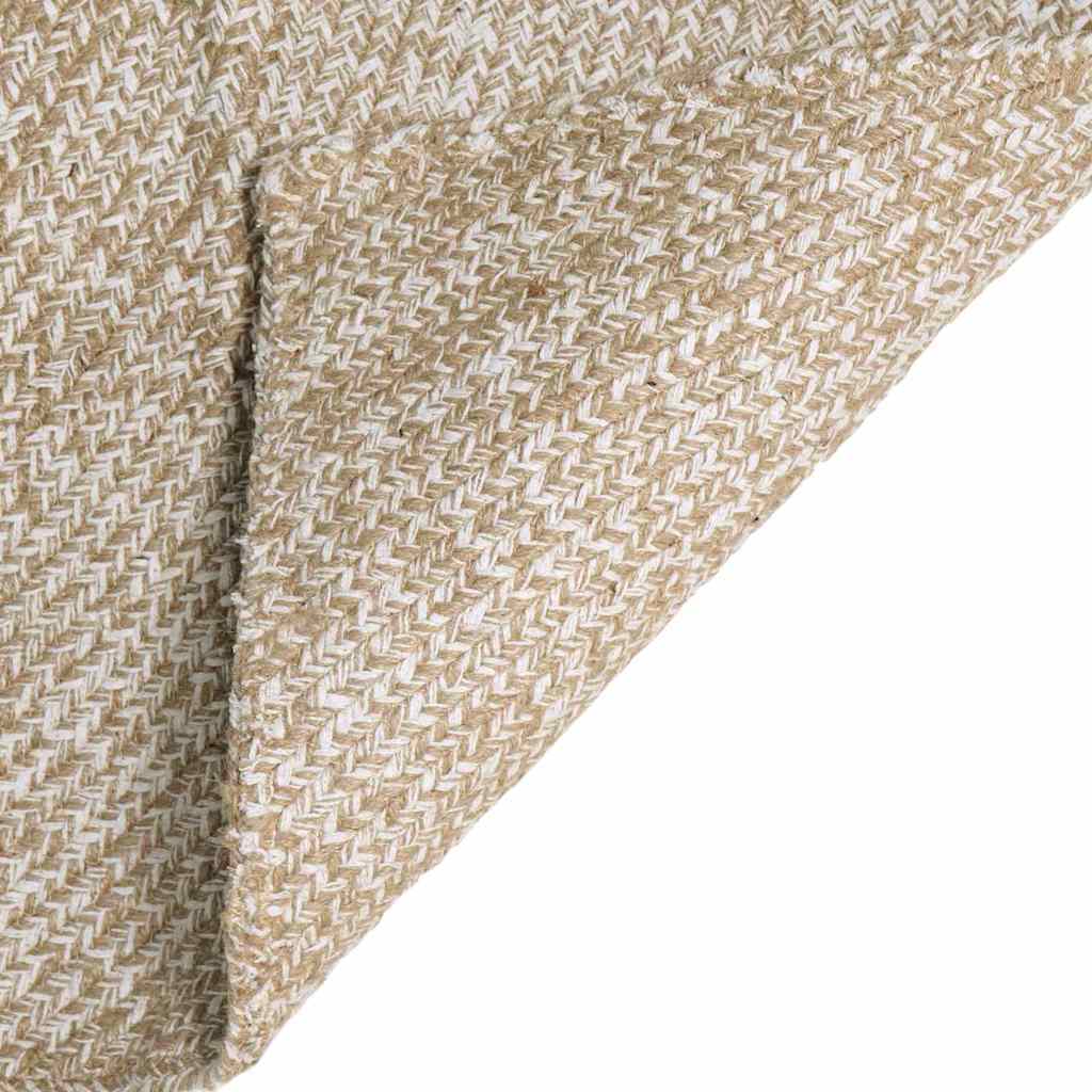 Zoninės kiliminės dangos Natūrali ir Balta 80 x 250 cm Džiutas