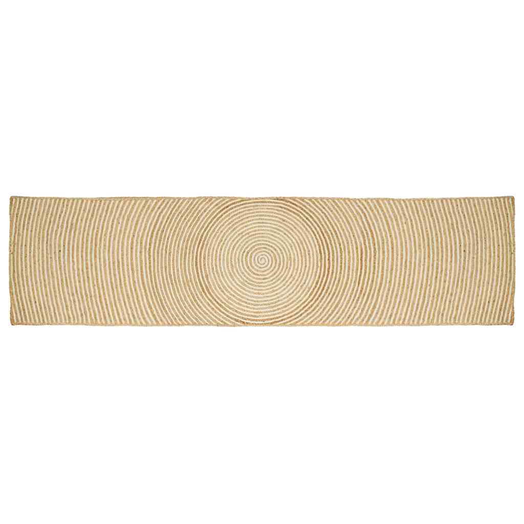 Kilimas Natūrali ir Balta 80 x 400 cm Džiutas