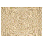 Kilimas Natūrali ir Balta 120 x 170 cm Džiutas