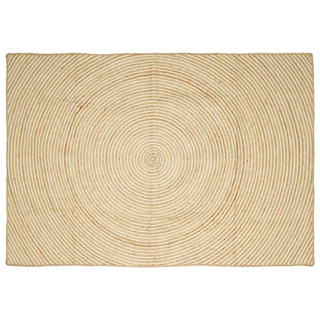 Kilimas Natūrali ir Balta 200 x 290 cm Džiutas