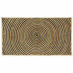 Kilimas Natūrali ir juoda 60 x 110 cm Džiutas
