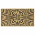 Kilimas Natūrali ir juoda 100 x 200 cm Džiutas