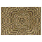 Kilimas Natūrali ir juoda 140 x 200 cm Džiutas