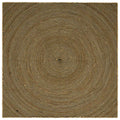 Kilimas Natūrali ir juoda 240 x 240 cm Džiutas