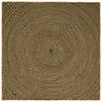 Kilimas Natūrali ir juoda 300 x 300 cm Džiutas