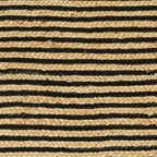 Kilimas Natūrali ir juoda 152 x 245 cm Džiutas