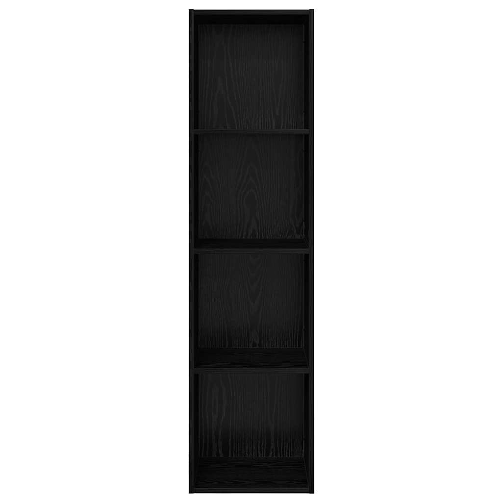 TV spintelių komplektas Juodas ąžuolas 37 x 37 x 142,5 cm