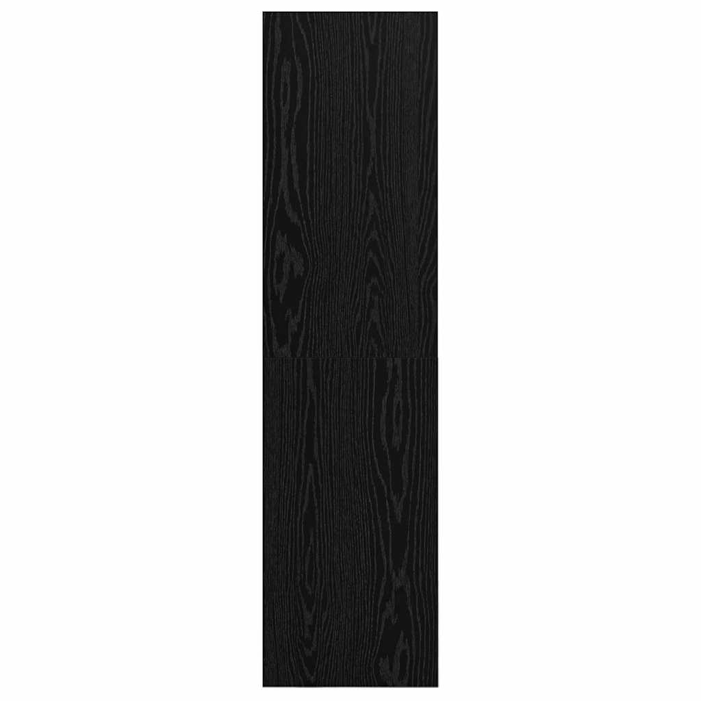 TV spintelių komplektas Juodas ąžuolas 37 x 37 x 142,5 cm