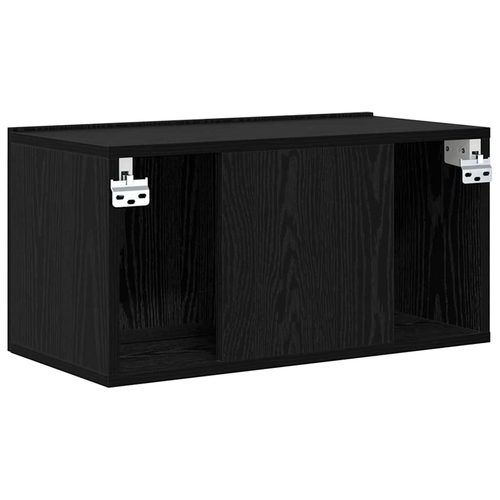 TV spintelių komplektas 2 pcs Juoda 60 x 30 x 30 cm