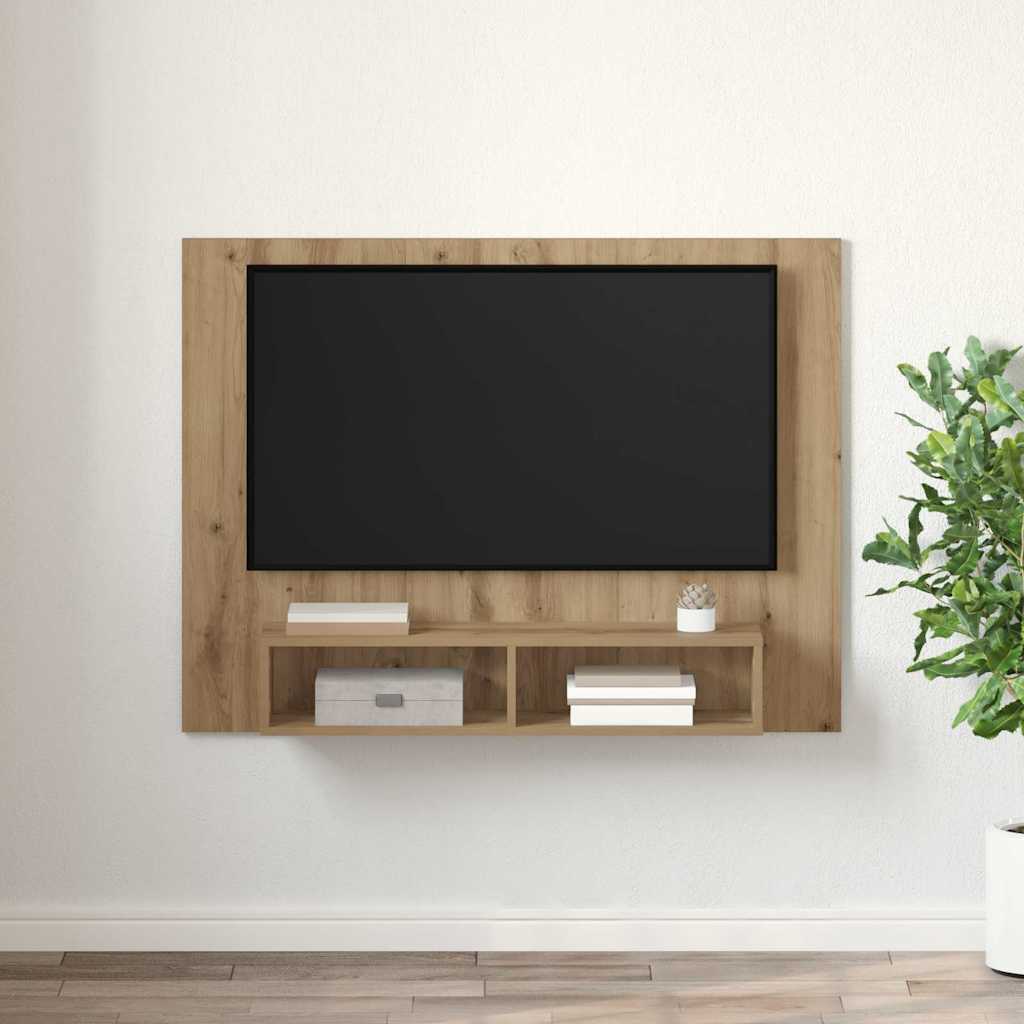 TV spintelių komplektas Amatininkų ąžuolas 120 x 23,5 x 90 cm