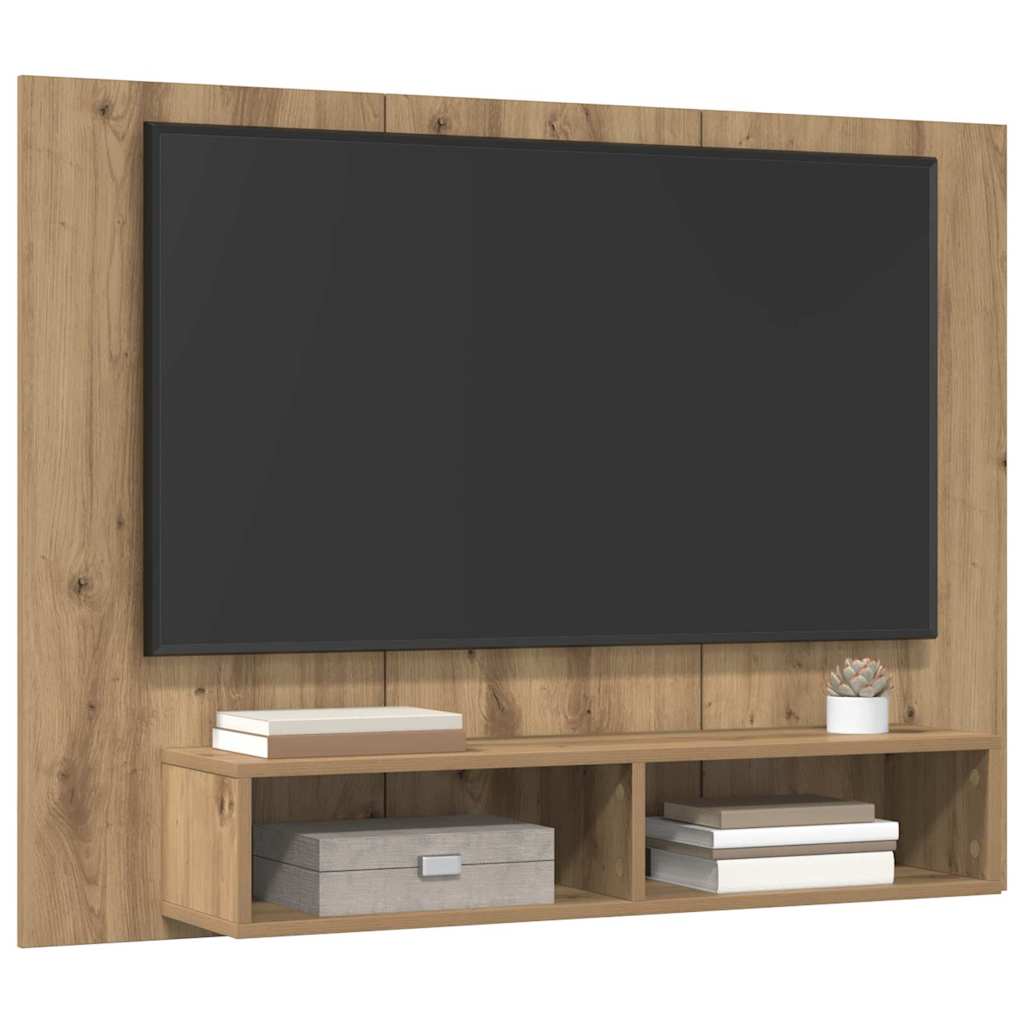TV spintelių komplektas Amatininkų ąžuolas 120 x 23,5 x 90 cm