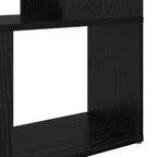 TV spintelių komplektas Juoda 80 x 24 x 156 cm Apdirbta mediena